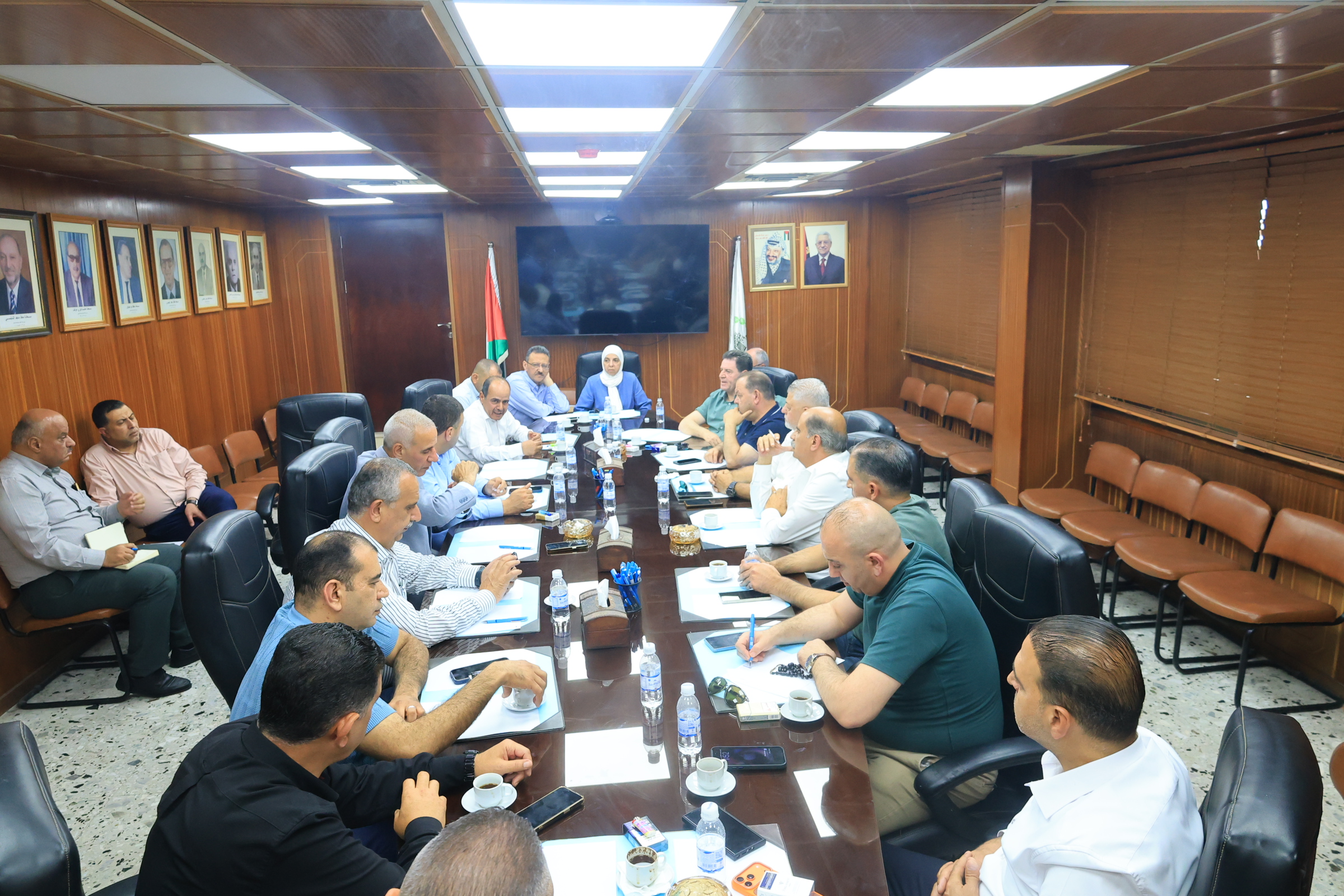 بحث مجلس إدارة غرفة تجارة وصناعة نابلس ومجلس إدارة ملتقى رجال أعمال نابلس بعد ظهر يوم السبت 13.06.2026